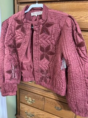 New free people Marsala coat size small